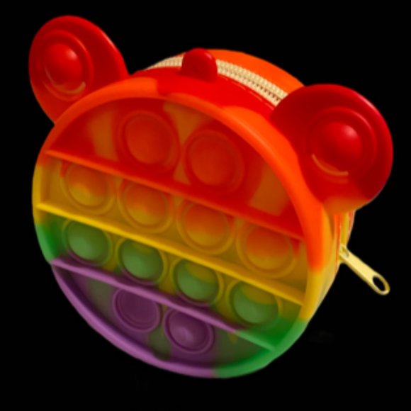 Fidget Toy Pop Its Mickey Mouse Coin Pouch - Picture 1 of 1